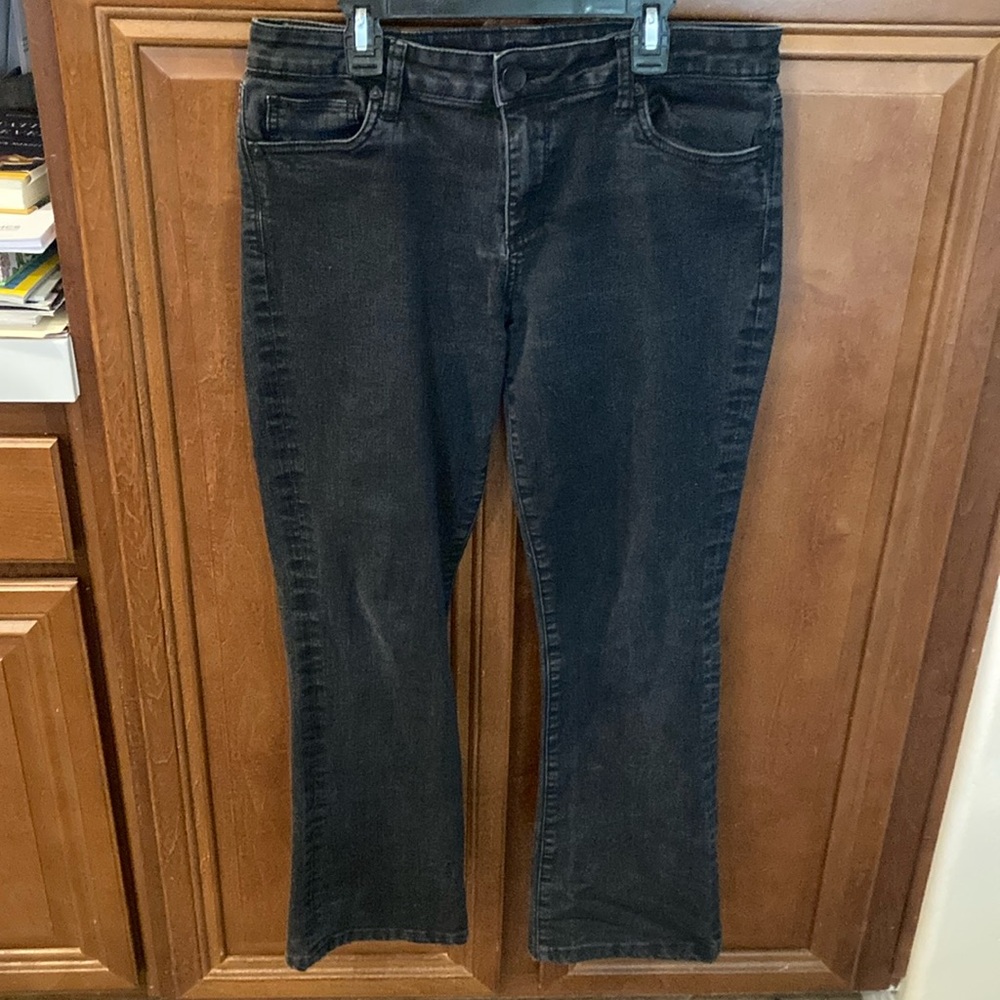 Kut from the Kloth Black Straight Leg Jeans